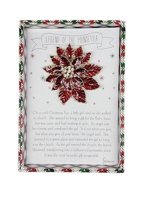 Legend of the Poinsettia Pin