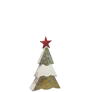 Wood and Metal Holiday Tree -