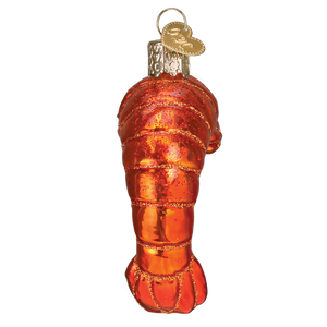 Shrimp Glass Ornament