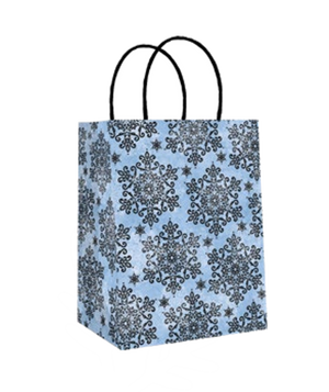 Holiday Medium Kraft Gift Bags -