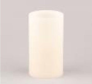 LED Straight Edge Candle - Bisque 3X6
