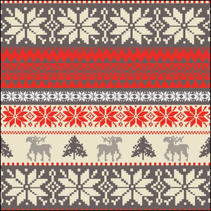 Paper Lunch Napkin - Nordic Winter - Cream