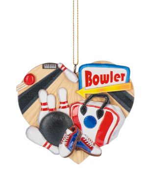 Love Bowling Ornament