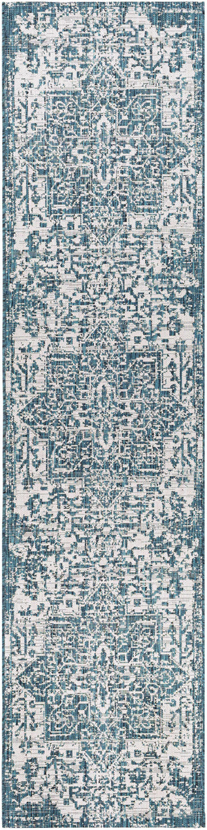 Teal Kilmacolm Indoor & Outdoor Area Rug - Clearance
