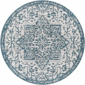 Teal Kilmacolm Indoor & Outdoor Area Rug - Clearance