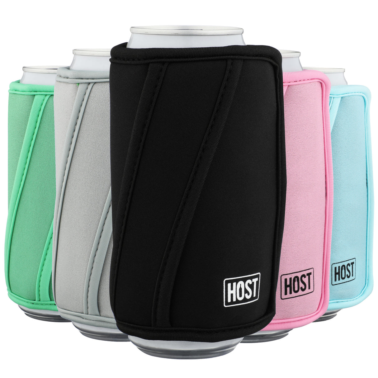 Insta-Chill™ Slim Can Cooler – 12 oz, Black