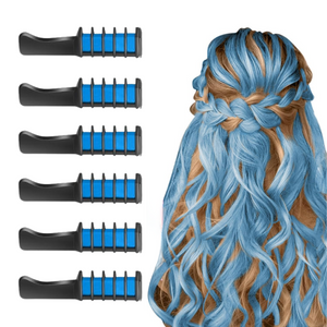 Washable Hair Chalk Comb for Kids Temporary Color Hair Dye Tool