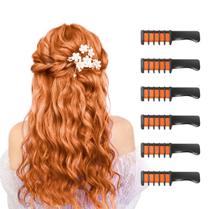 Washable Hair Chalk Comb for Kids Temporary Color Hair Dye Tool
