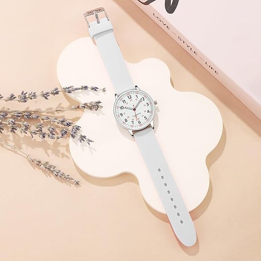 Waterproof Nurse Watch with Second Hand Silicone Medical Analog Watch