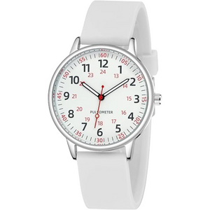 Waterproof Nurse Watch with Second Hand Silicone Medical Analog Watch