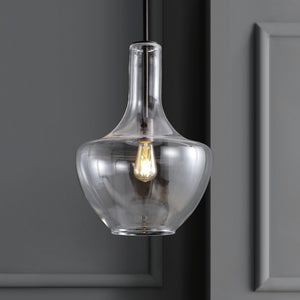 Watts 1 - light mid - century modern iron/glass led pendant - Tuesday Morning - Pendants