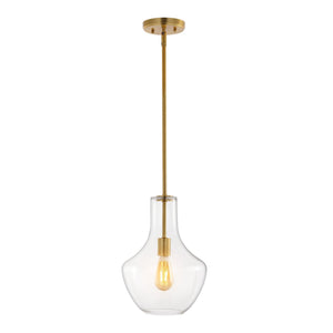 Watts 1 - light mid - century modern iron/glass led pendant - Tuesday Morning - Pendants