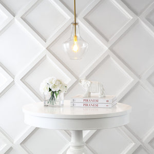 Watts 1 - light mid - century modern iron/glass led pendant - Tuesday Morning - Pendants