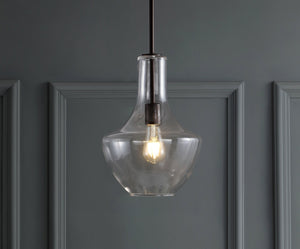Watts 1 - light mid - century modern iron/glass led pendant - Tuesday Morning - Pendants