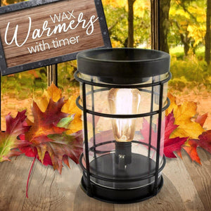 Wax Melt Warmer, W/ Safety Timer & Edison Bulb (Collective)