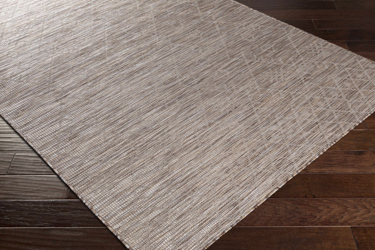Lorena Beige Flatweave Trellis Rug - Clearance