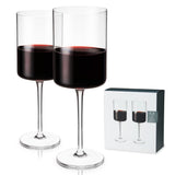 Laurel crystal red wine glasses viski®