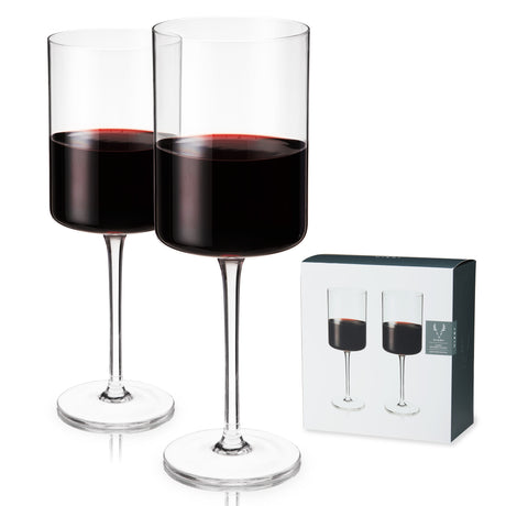 Laurel crystal red wine glasses viski®