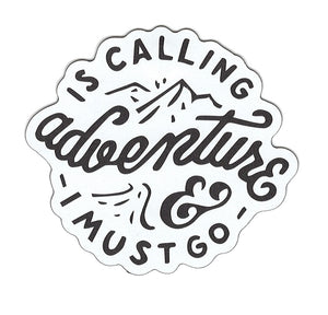 Small Flex Magnet - Adventure is Calling & I MUST GO