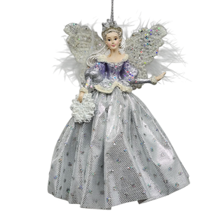 Lavender Snow Queen Ornament -