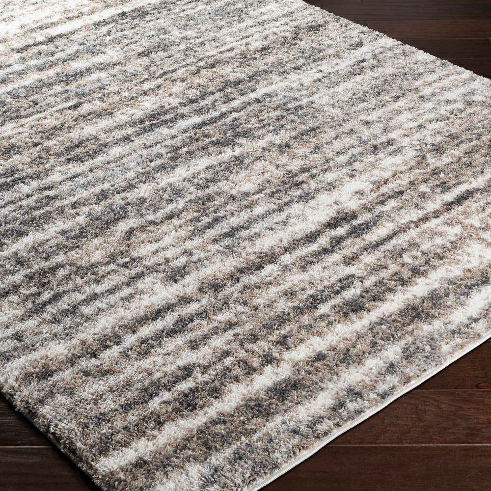 Weddin Striped Plush Area Rug