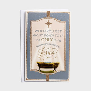 50th Anniversary Edition - The Only Thing That Really Matters is Jesus - 18 Christmas Boxed Cards