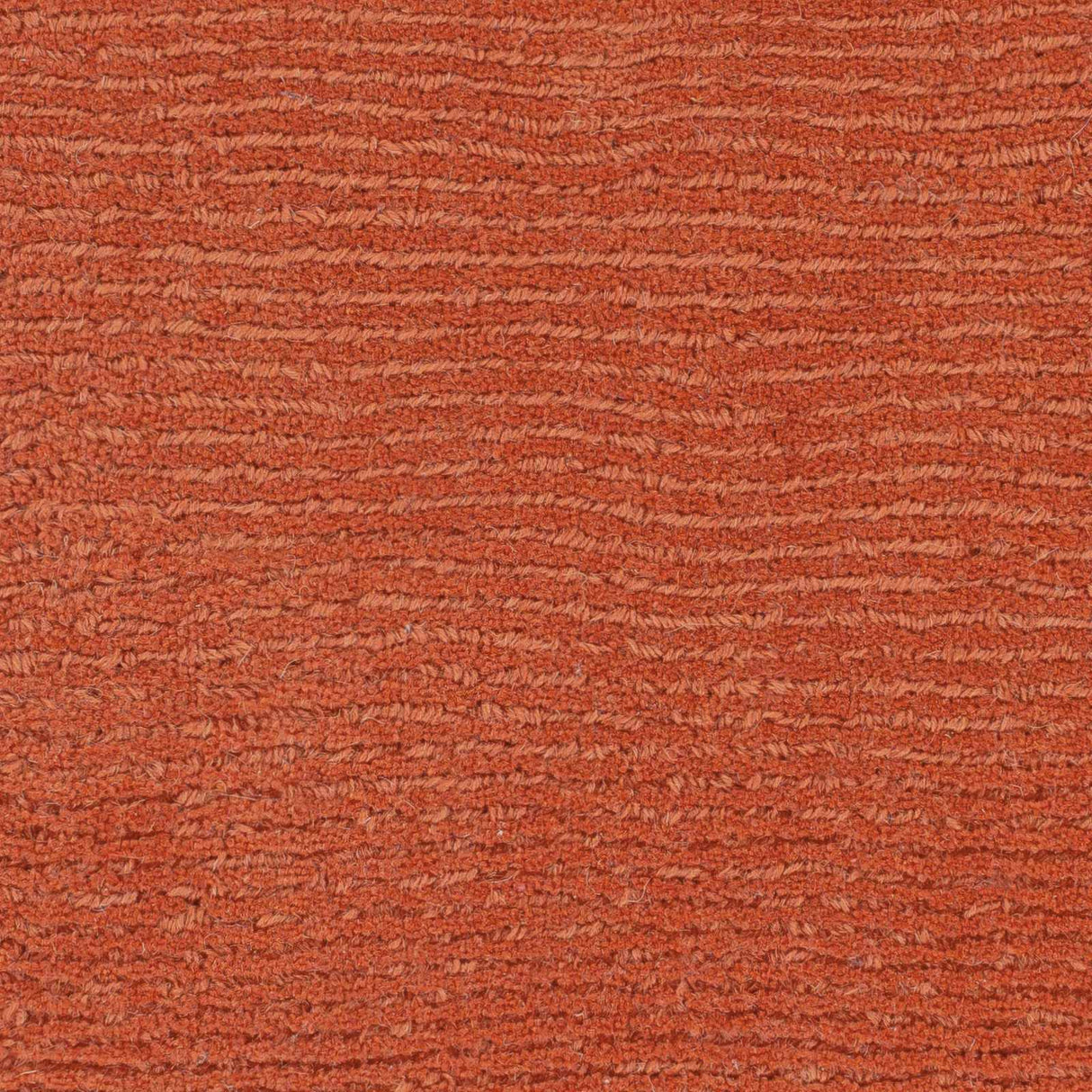 Brockton Solid Orange Wool Rug