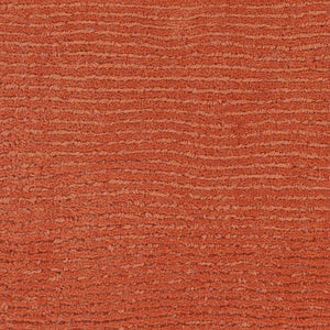 Brockton Solid Orange Wool Rug
