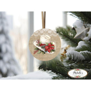 Western Christmas Hat Sign - Wreath Enhancement