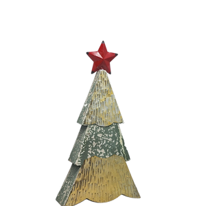 Wood and Metal Holiday Tree -