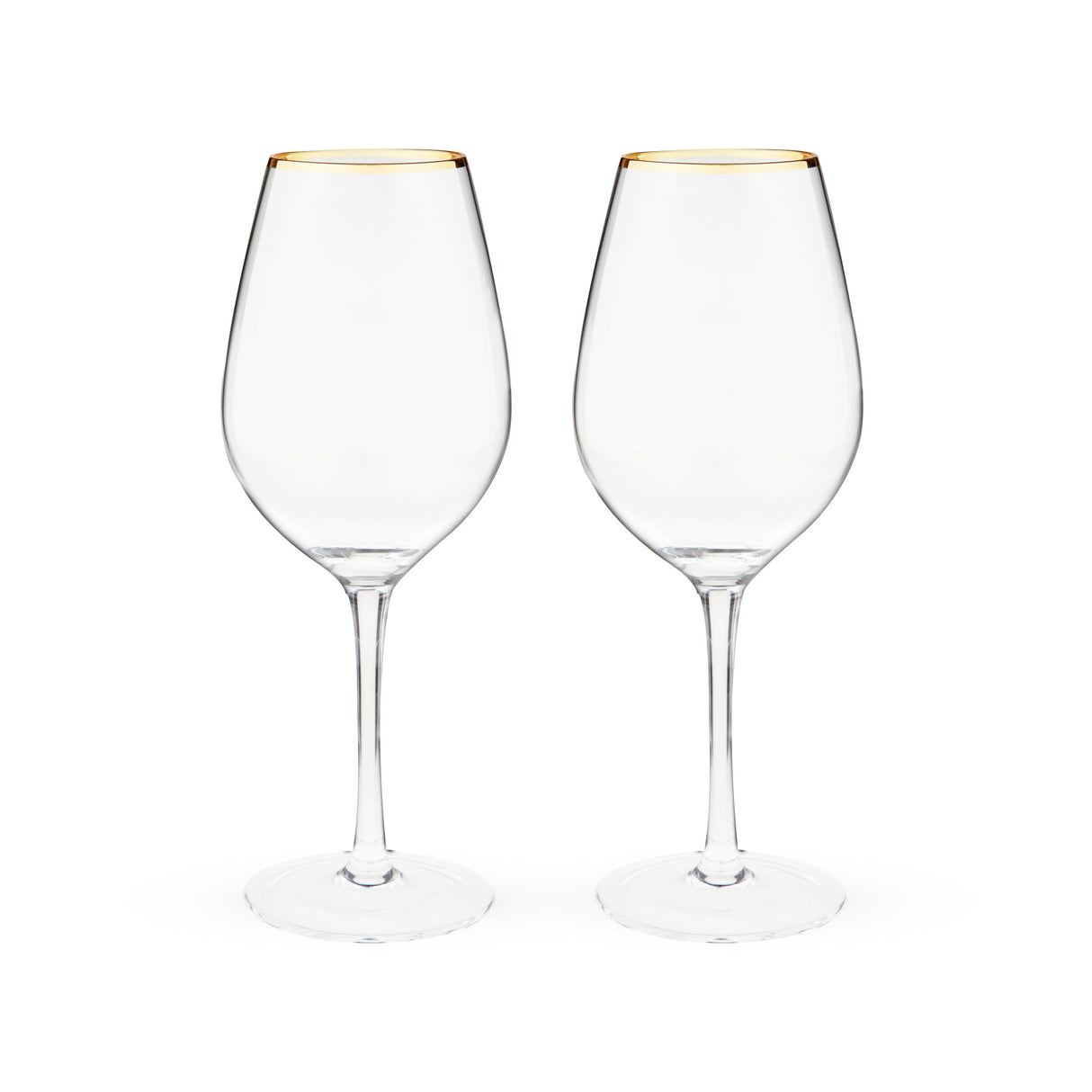 Gilded-stemmed-wine-glass-set-by-twine-Wine-Glasses