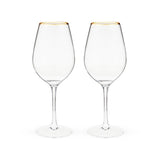 Gilded-stemmed-wine-glass-set-by-twine-Wine-Glasses