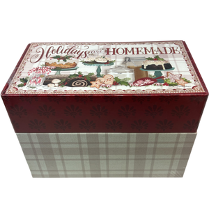 Holidays Are Homemade Recipe Card Box