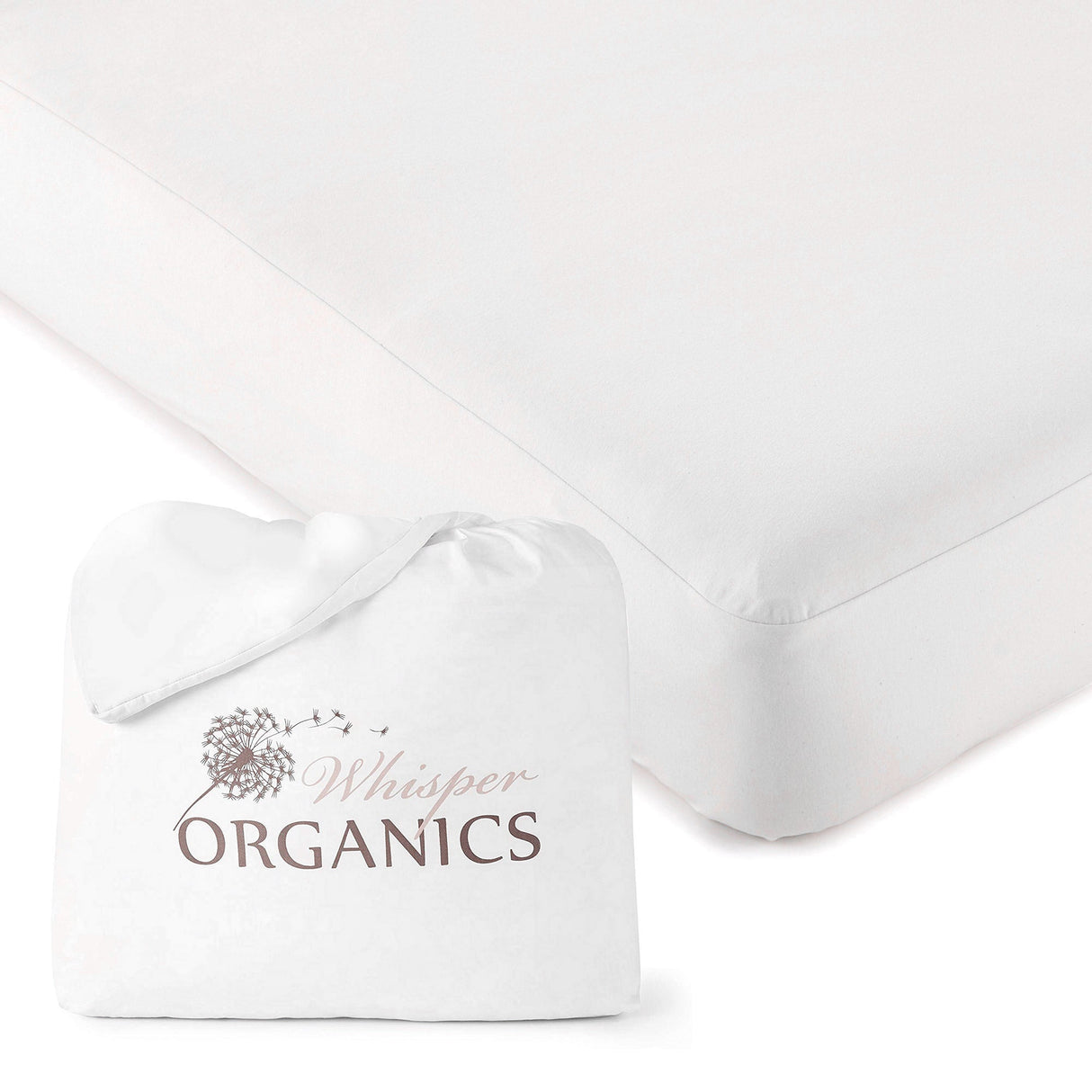 Organic Waterproof Jersey Knit Crib Mattress Cover