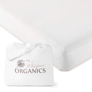 Organic Waterproof Jersey Knit Crib Mattress Cover