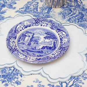 Aquelle White Rectangle Fabric Placemat