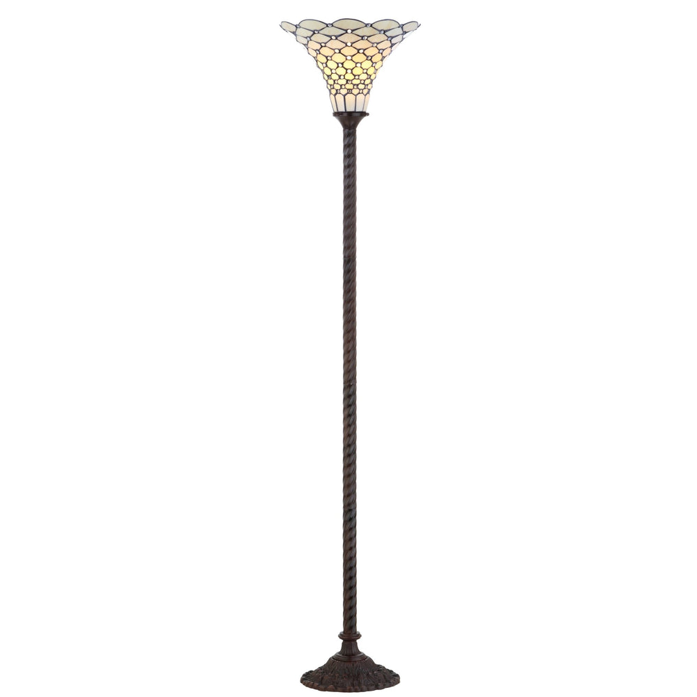 White-torchiere-led-floor-lamp-Floor-Lamps
