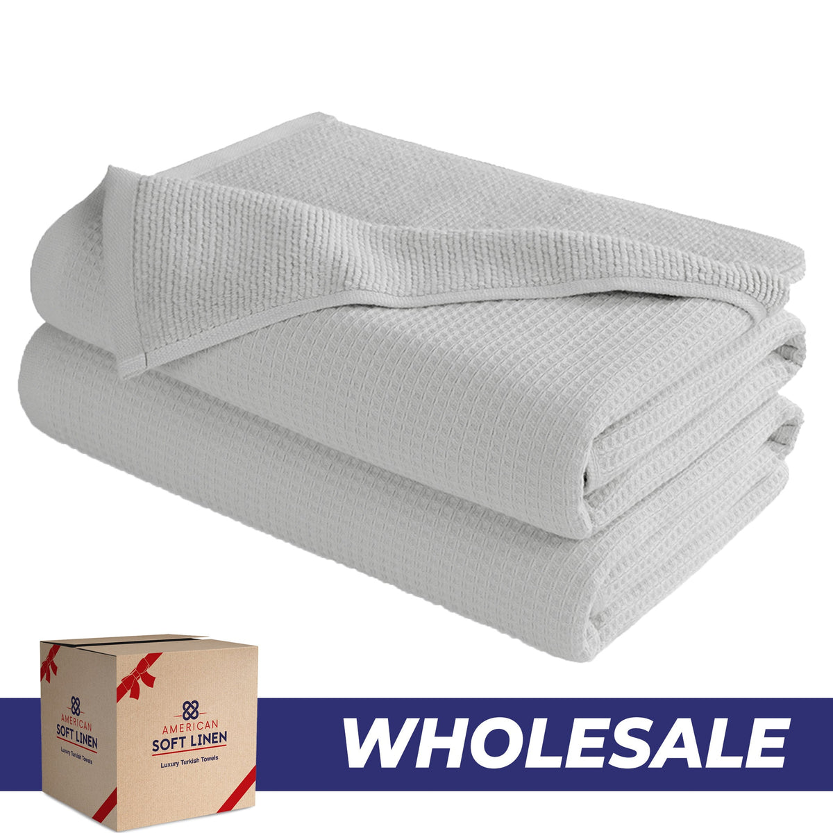 NOLA 2-Pack 100% Turkish Cotton Bath Towels – Wholesale Case Pack of 14