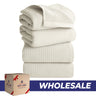 NOLA 4-Pack 100% Turkish Cotton Hand Towels – Waffle 600 GSM Wholesale Case Pack of 24