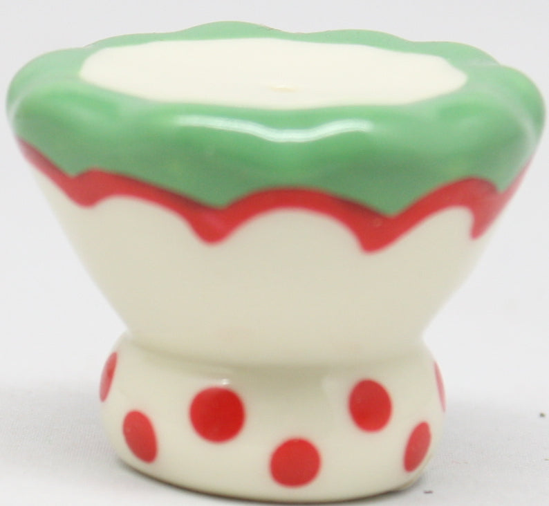 Bead It - Bead Body White With Green and Red Trim
