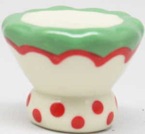 Bead It - Bead Body White With Green and Red Trim