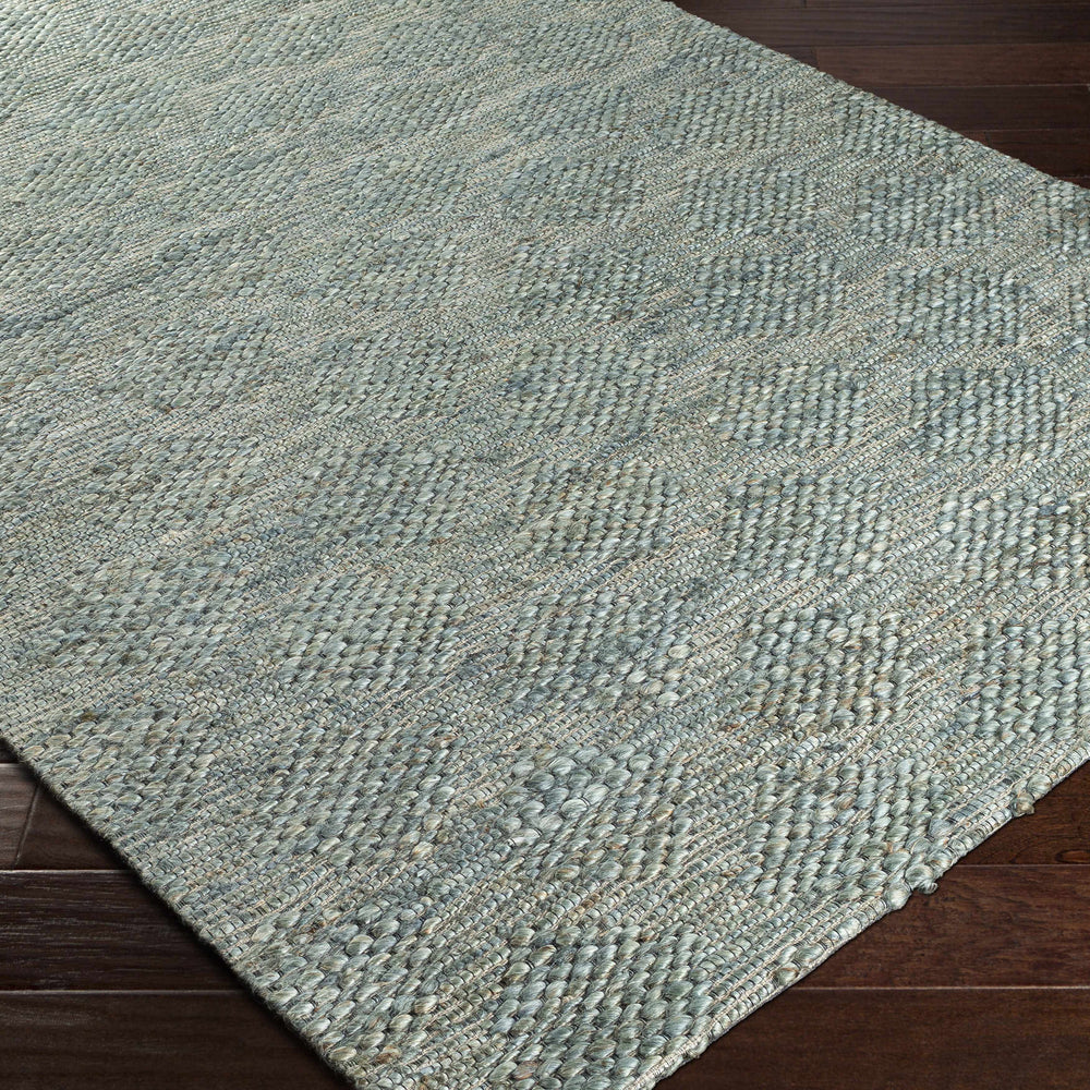 Wishaw Sage Green Jute Rug - Clearance