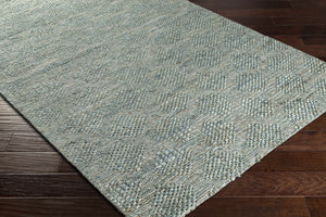 Wishaw Sage Green Jute Rug - Clearance