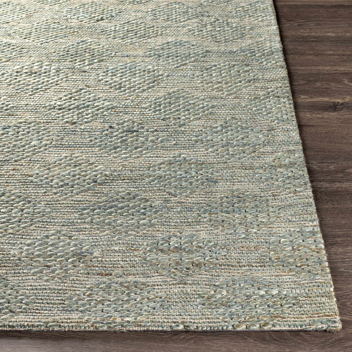Wishaw Sage Green Jute Rug - Clearance