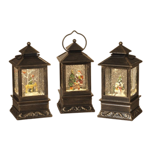 Holiday Lantern Snowglobe -
