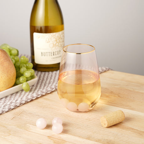 Rose-quartz-wine-gems-set-of-6-by-twine®-Ice-Buckets
