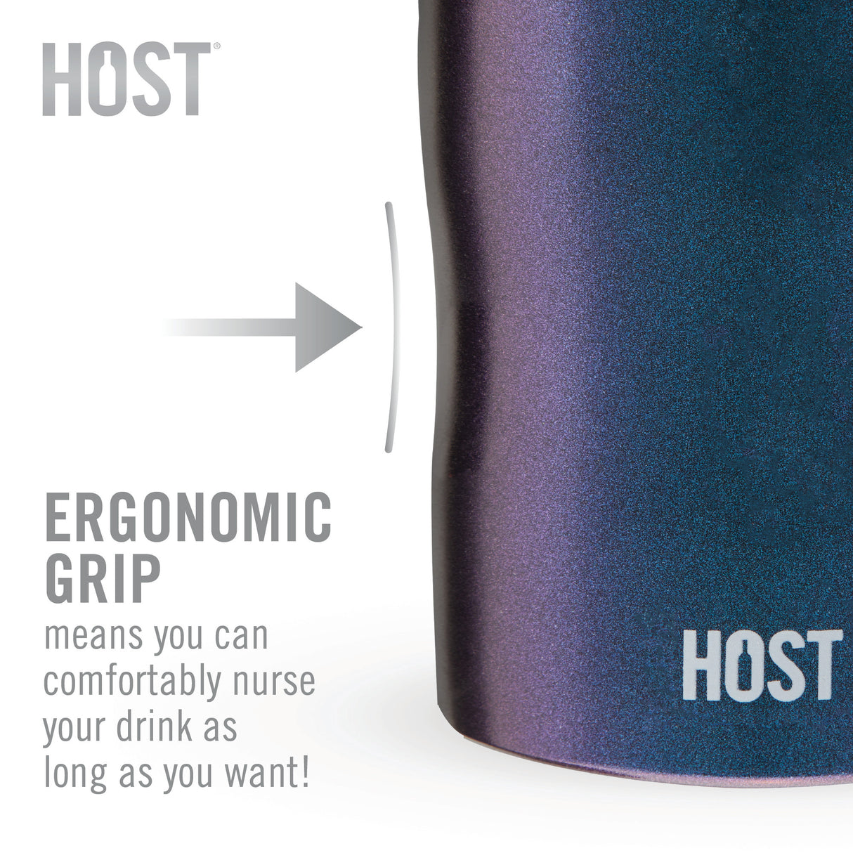 Stay-chill standard can cooler in galaxy black by host®