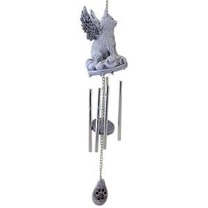 Angelic Cat Memorial Windchime – 17 Inch