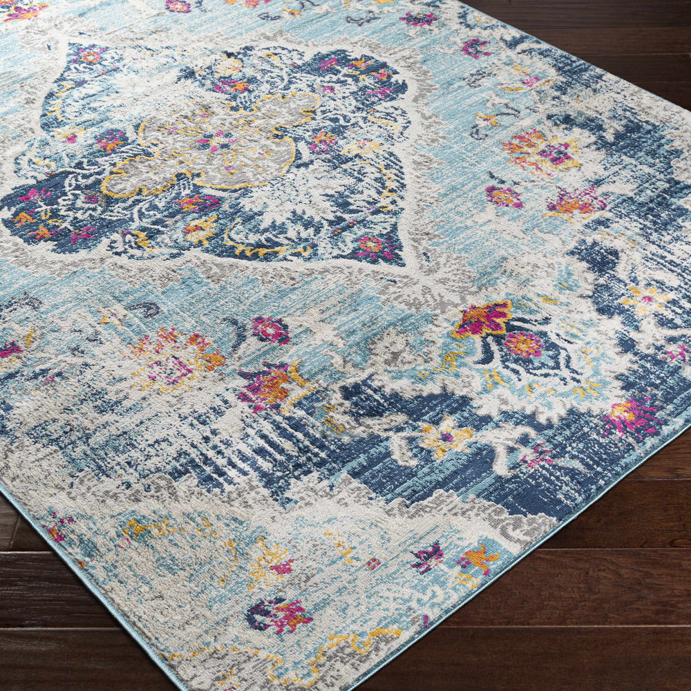 Wallsburg Blue Area Rug