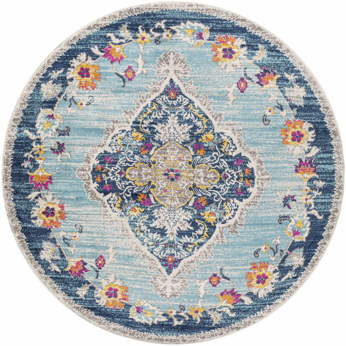 Wallsburg Blue Area Rug